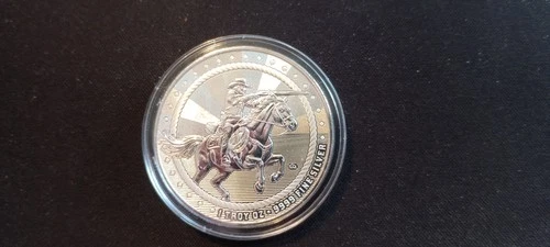 Scottsdale Mint 1 oz .9999 Fine Silver "Round Ride for the Brand"