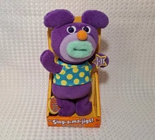 2010 Sing A Ma Jigs Purple Singing Doll Clementine Mattel New n Box Dead Battery
