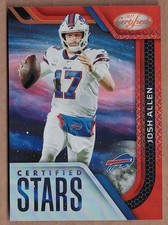 2022 Certified Certified Stars Mirror Orange CS-1 Josh Allen 033/149