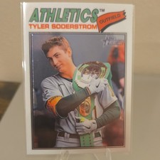 Topps 2026 Heritage Chrome Image Tyler Soderstrom #101 Athletics Baseball MLB