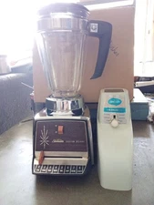 Vintage Sunbeam Custom Deluxe Blender , Chrome, Model 300 And Ice Crusher Add on