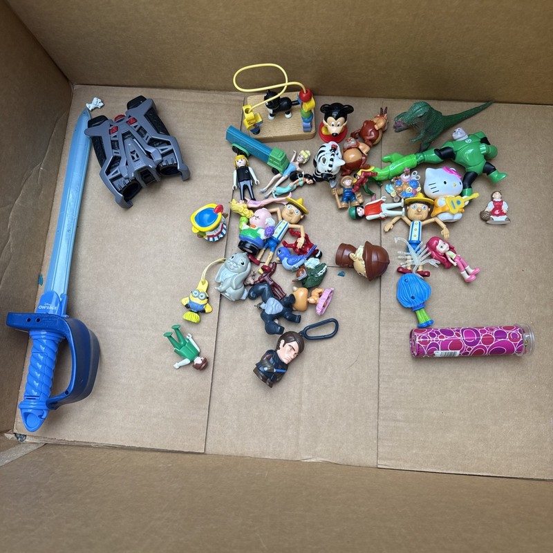 Large Lot Of Small Toys Figurines 