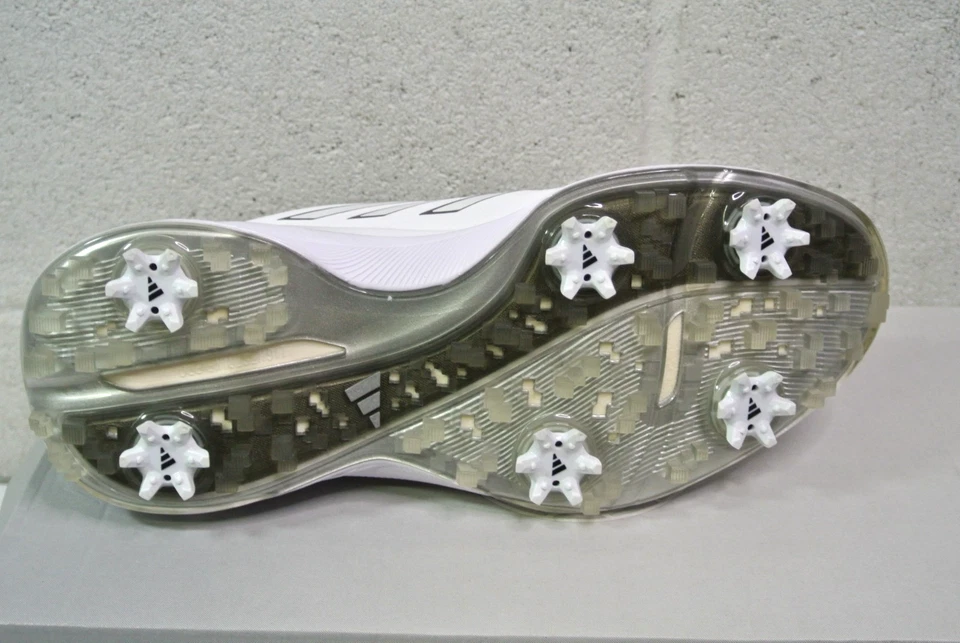 Туфли для гольфа Adidas ZG23 - GW1177 белые/серые/серебристые мужские размер 8 1/2 M - Изображение 2 из 4