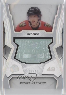 2021-22 SPx Finite Rookies Silver Spectrum 34/75 Wyatt Kalynuk #F-19 RC 1m2s