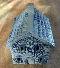 Lighted  Rowe Pottery Cornerstone Village Iconic Handmade General Store RARE