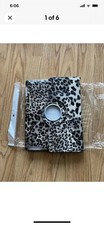 Brand New-Apple ipad Gen 2, 3, 4 Leopard Hard Leather case with 360 degree stand