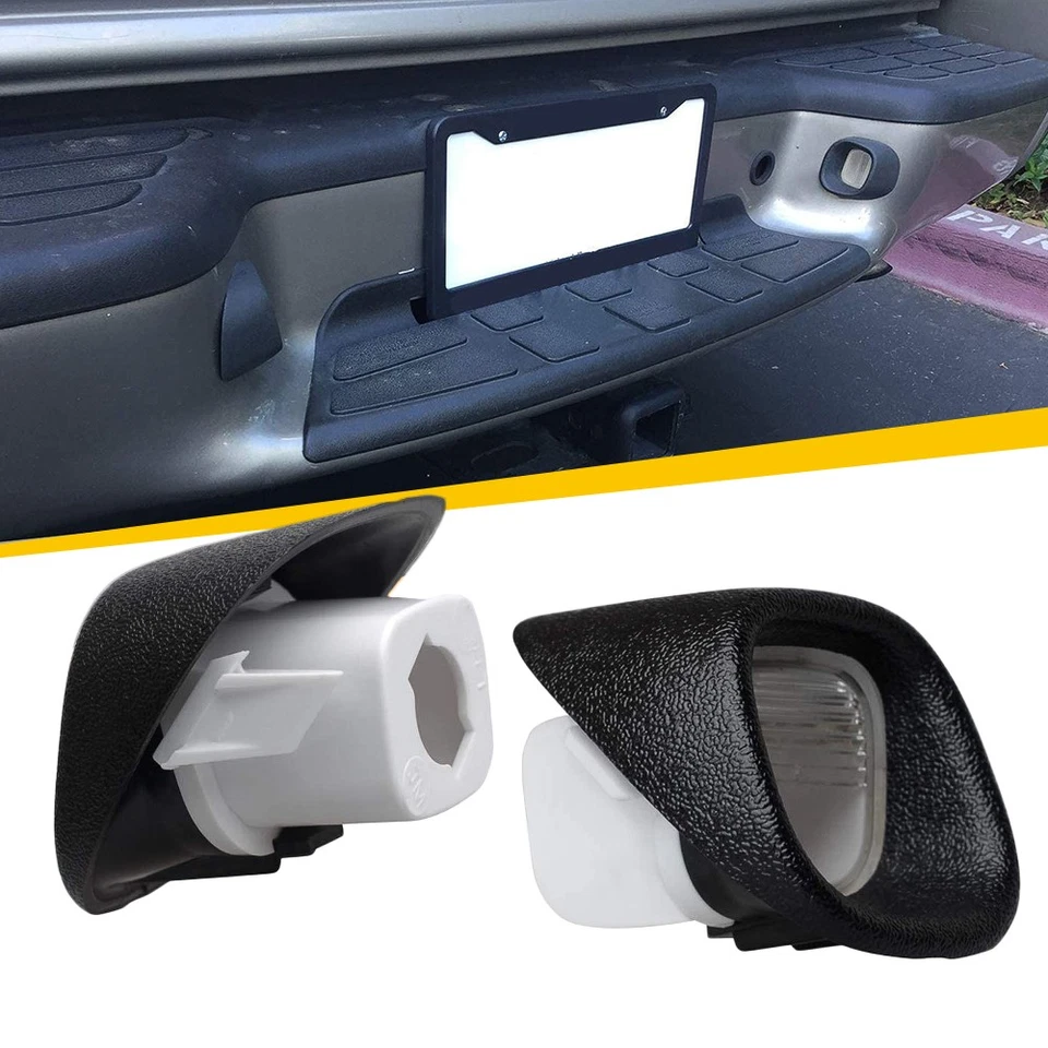 For Chevrolet S10 Blazer GMC Sonoma Jimmy LED License Plate Lights Clear Lamp 2x - Image 4 of 4