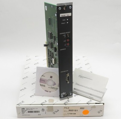 PILZ PSS1 DP-S PROFIBUS-DP Slave Modul 302151 Communication Card Version 1.5