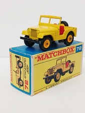 Matchbox Series Lesney No72 Standard Jeep Original Box,  Good Condition 