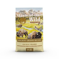 Taste of the Wild Ancient Prairie Canine Recipe Roasted Bison Dry Dog Food 28lb