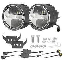2x 4 60w Round Led Off Road Driving Fog Lights Pods Hilow Headlights 4wd Utv