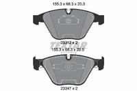 1 X Bremsbelagsatz BremsbeläGe Textar 2331207 FüR BMW 3Er