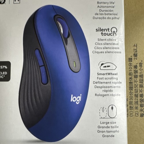 Logitech Signature M650 L Full-size Wireless Scroll Mouse Silent Click New Blue - Bild 3 von 5