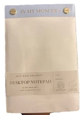 In My Mom Era Desktop Notepad Wit And Delight  NEW