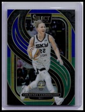 2025 Panini Select WNBA #121 Courtney Vandersloot Jazz Prizms