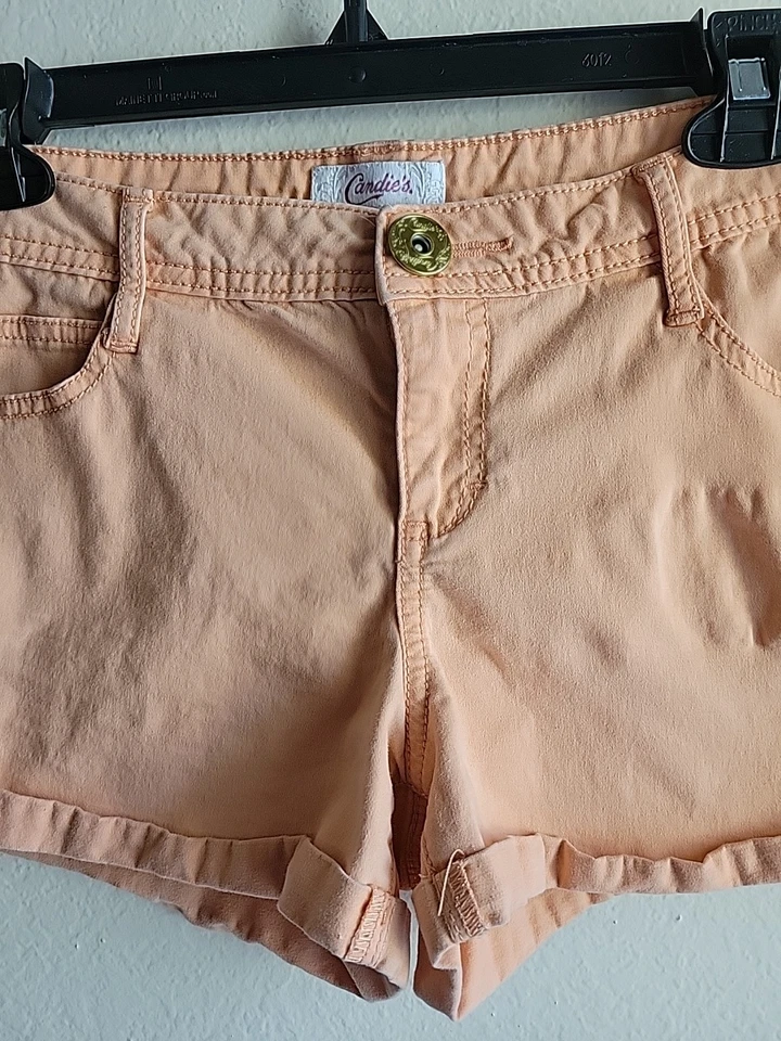 Mujer Candies Y2K Melocotón Micro Pantalones Cortos 7 Preppy Club Playa Mocosos Baddie S M Foto 2 de 4