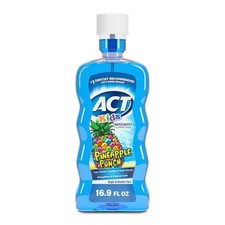 ACT Kids Anticavity Fluoride Rinse Pineapple Punch 16.9 Fl Oz Pack of 1