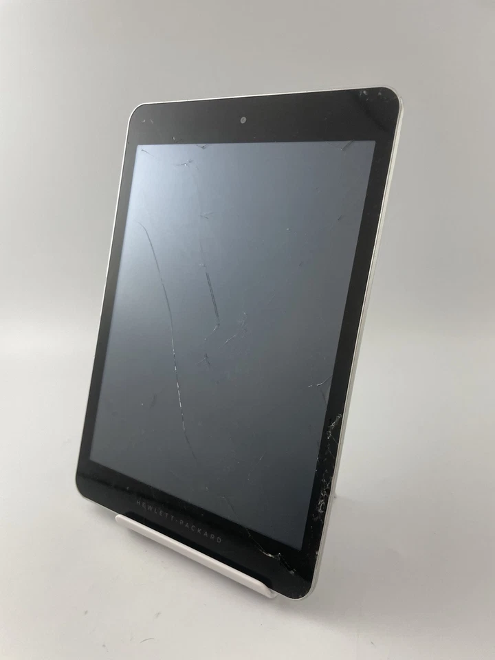 HP 8 G2 1411 Silver 8" 16GB Wi-Fi Android Tablet Cracked Spares & Repairs #D - Image 3 of 4