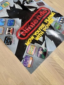 NES Insert Now You&rsquo;re Playing Power Original Nintendo Console NES POSTER 1988