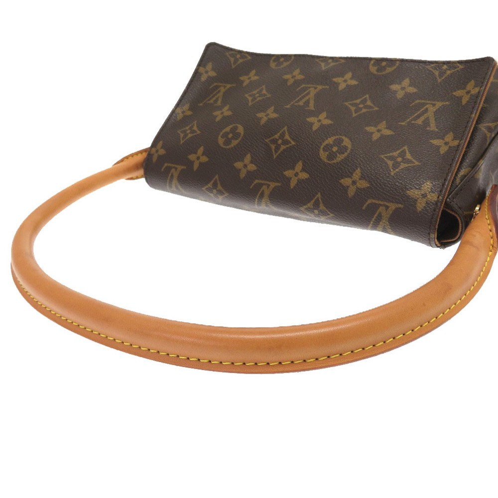 AUTHENTIC LOUIS VUITTON M51147 Monogram Mini Looping Hand Bag 0347