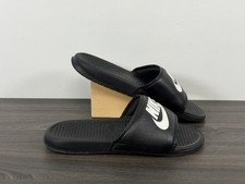NIKE BENASSI JDI SLIDE MEN BLACK / WHITE 343880 090 Size 9