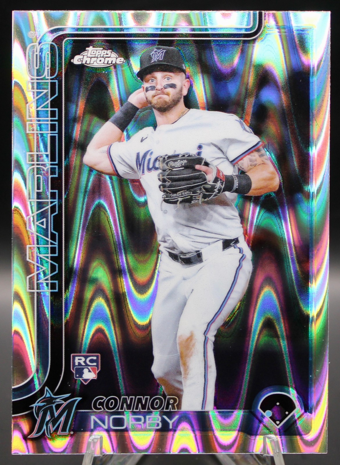 2025 Topps Chrome - Connor Norby #199 RayWave Refractor (RC)