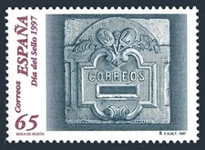 Spain 2880, MNH. Michel 3314. Stamp Day 1997.