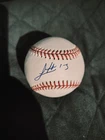 Luis Hernandez San Francisco Giants signed baseball romlb new