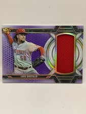 2021 Topps Triple Threads Single Jumbo Relics Amethyst 12/36 Luis Castillo 0w47