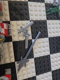 LEGO Kingdoms Chess Set (853373) Missing One Weapon With Extra Weapons Used