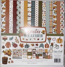 Echo Park 12"x 12" SWEATER WEATHER collection kit NICE Quick Ship