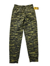 Carhartt Camo Fleece Sweatpants Boys Size Youth Large 14 16 Tapered Green New
