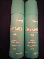 2  x Apple Respond The Care Range Medical Adhesive Remover Sprays 50ml Each New