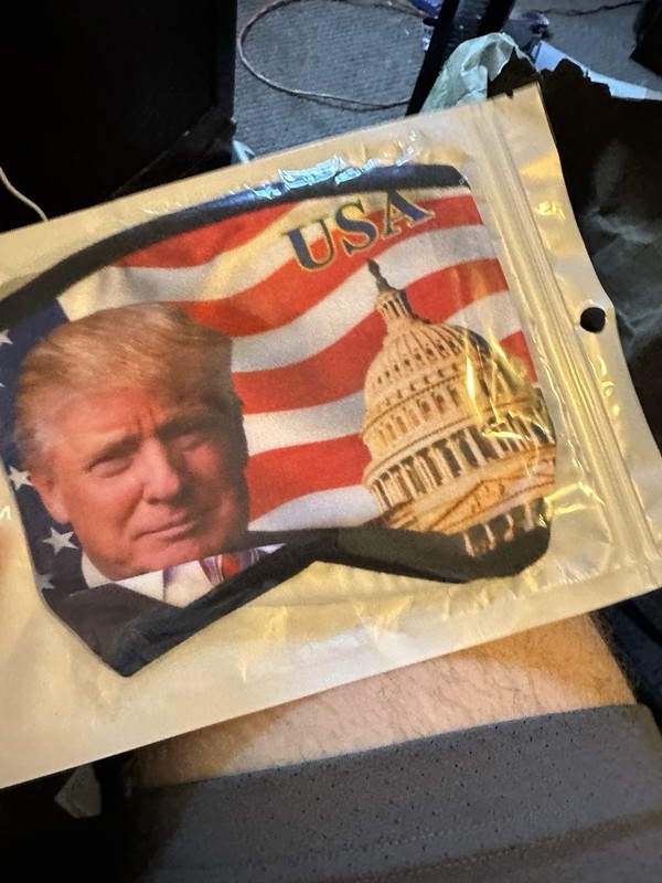 TRUMP Mask American Flag White House Patriotic Reusable Protection Face Cover