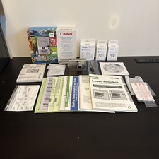 Canon PowerShot SD100 3.2MP Digital ELPH Camera w/ Box- Charger-FOR PARTS ONLY