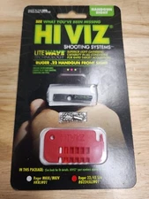 HiViz Fiber Optic Front Sight Kit System for Ruger 22/45 lite NEW Hi Viz