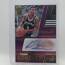 2021-22 Donruss Elite Rod Strickland Turn of the Century Purple /25 Auto Jersey#