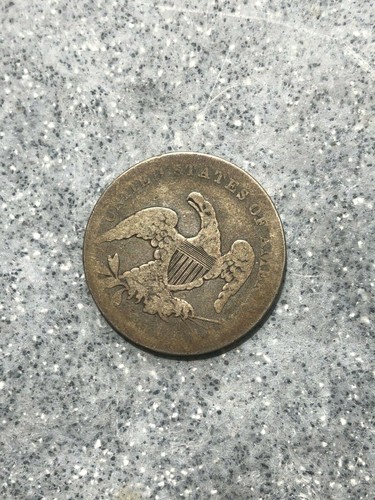 1837 Capped Bust Quarter 25 Cents - Picture 2 of 2