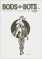 1989 Mike Roberts SIGNED & Numbered Bods n Bots Art Portfolio Women & Robots