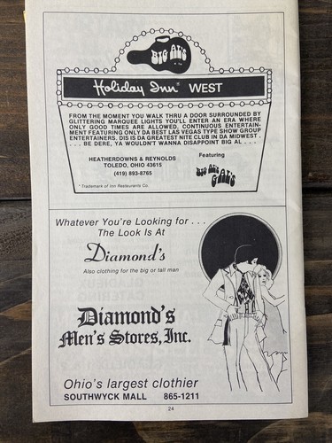 BERT CONVY Signed Autographed Program Pamphlet Totie Fields 1975 - Picture 6 of 9