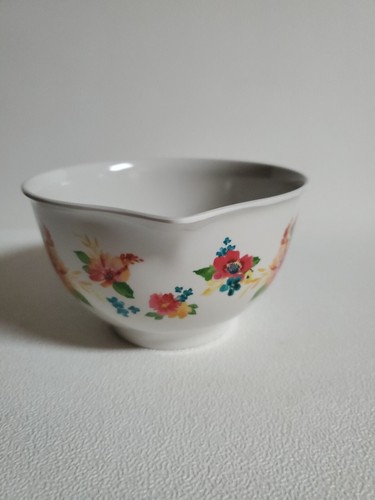 The Pioneer Woman 2017 Melamine 2 Cup Measuring Mini Batter Handled Bowl Floral - Picture 4 of 14