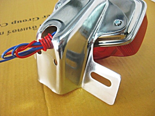 Fit HONDA CD125 CD175 CA175 CM185T CM200T S110 CS110 TAILLIGHT & BRACKET 6V - Picture 6 of 6