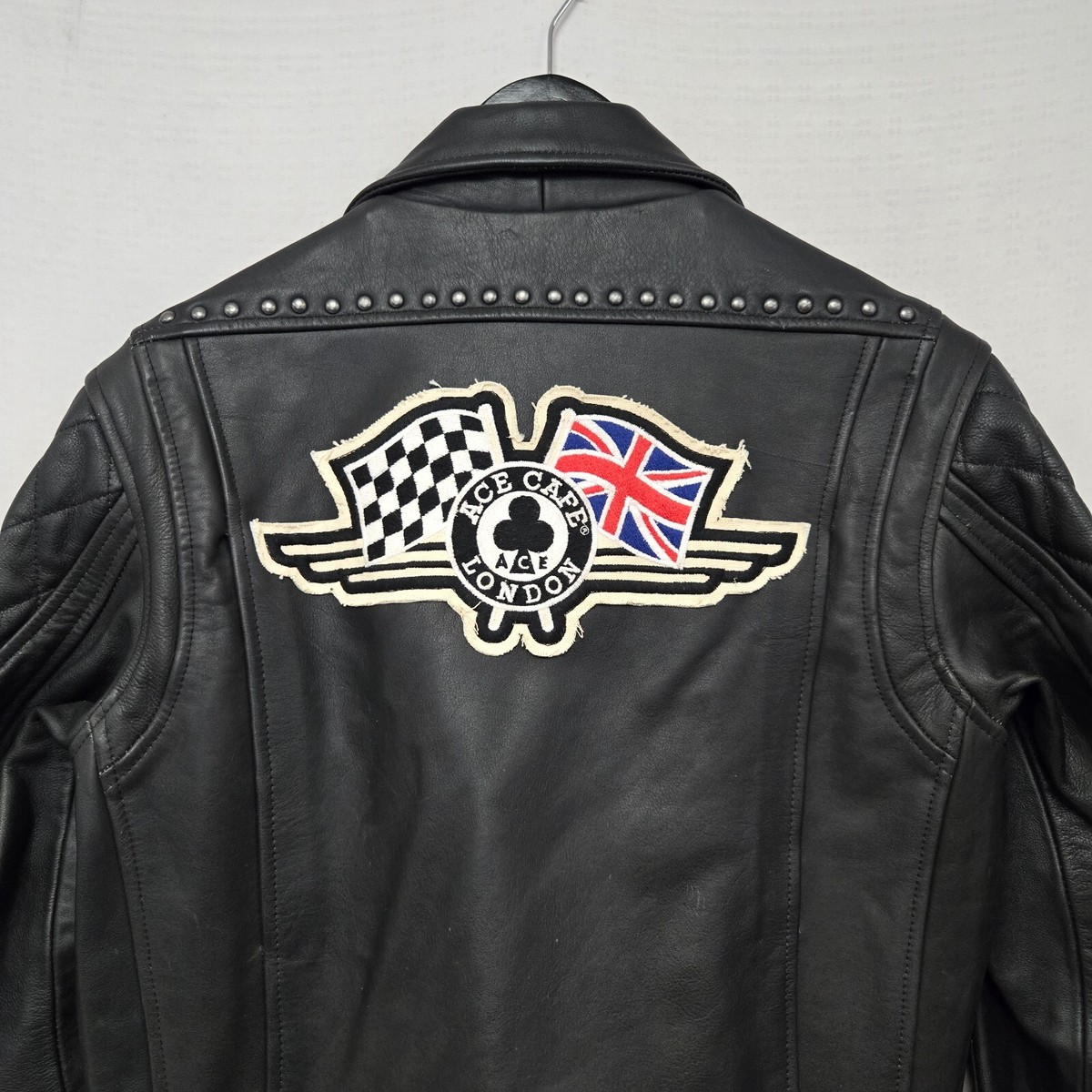 Ace Cafe London Ton Up Vintage Leather Jacket Medium M *CLOSEOUT
