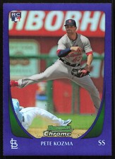 2011 Bowman Draft Picks & Prospects #55 Pete Kozma     St. Louis Cardinals Card
