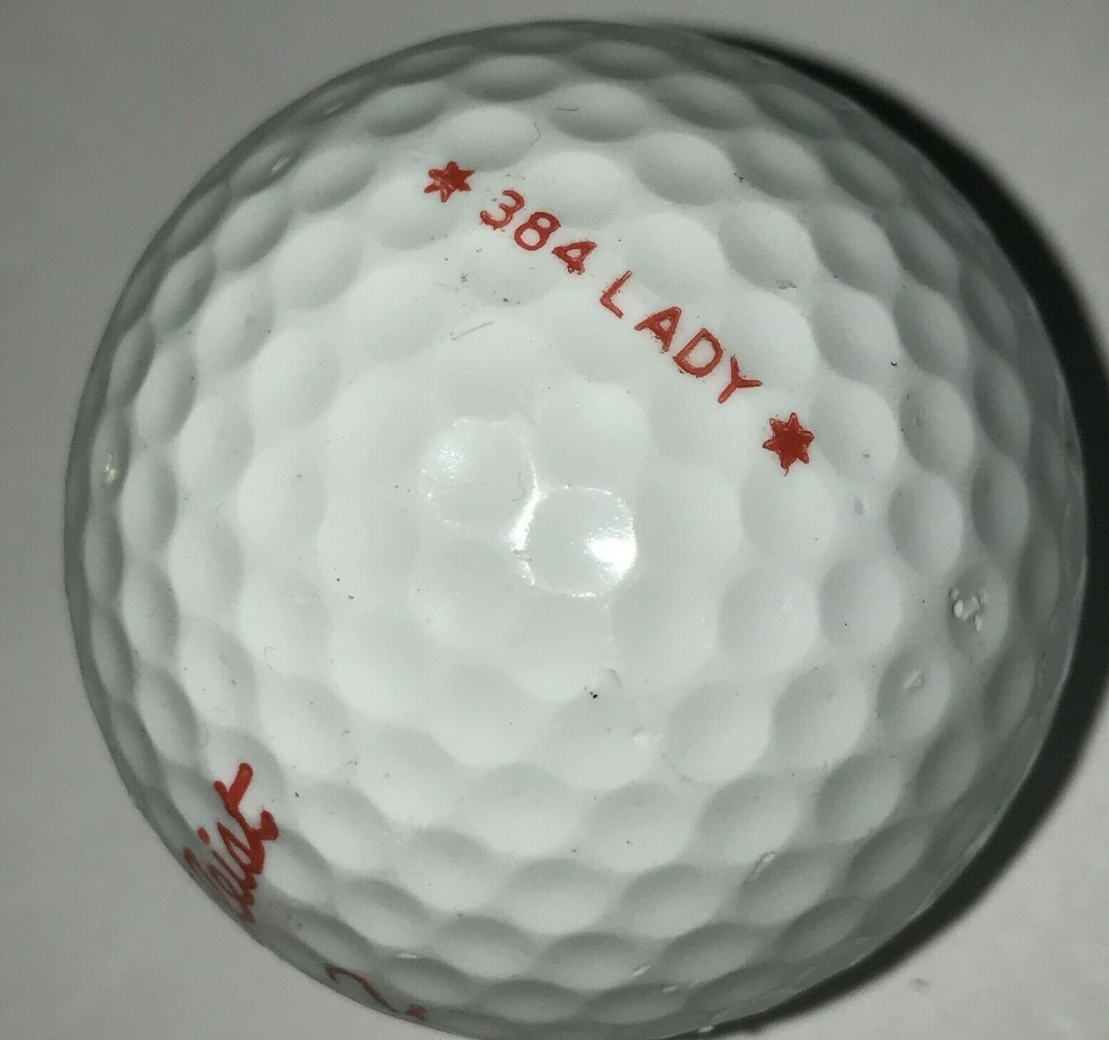 1 Vintage Titleist 384 Lady Golf Ball (B136) eBay