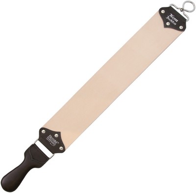 Herold Solingen Razor Strop Oil / Natural Leather Padded Handle - 195 J