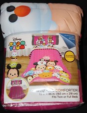 Disney Tsum Tsum Twin Full Comforter 72x86 reversible girls bedding new in pkg