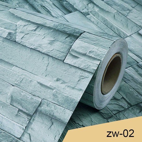 Modern Gray Self Adhesive Wallpaper Room Mural Decals Home Decor Waterproof - Bild 46 von 47