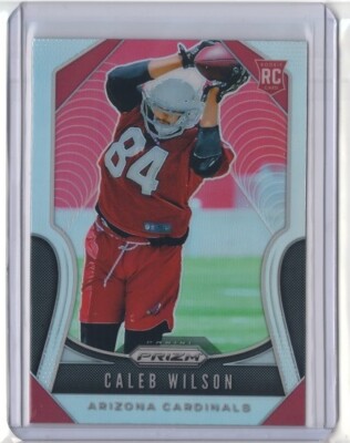 CALEB WILSON 2019 Panini Prizm RC Rookie SILVER SP #367 CARDINALS UCLA ...