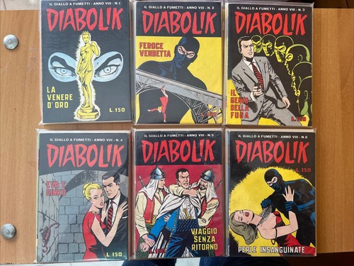 DIABOLIK anno VIII 1969 completa 1 / 26 STATO OTTIMO/EDICOLA Con Carte Allegate - Foto 2 di 15